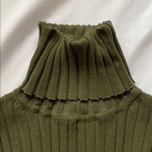 Zara Olive Green Turtleneck